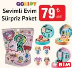 GOKİDY OYUNCAK SEVİMLİ EVİM SÜRPRİZ PAKET